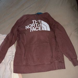 The north face mauve medium hoodie